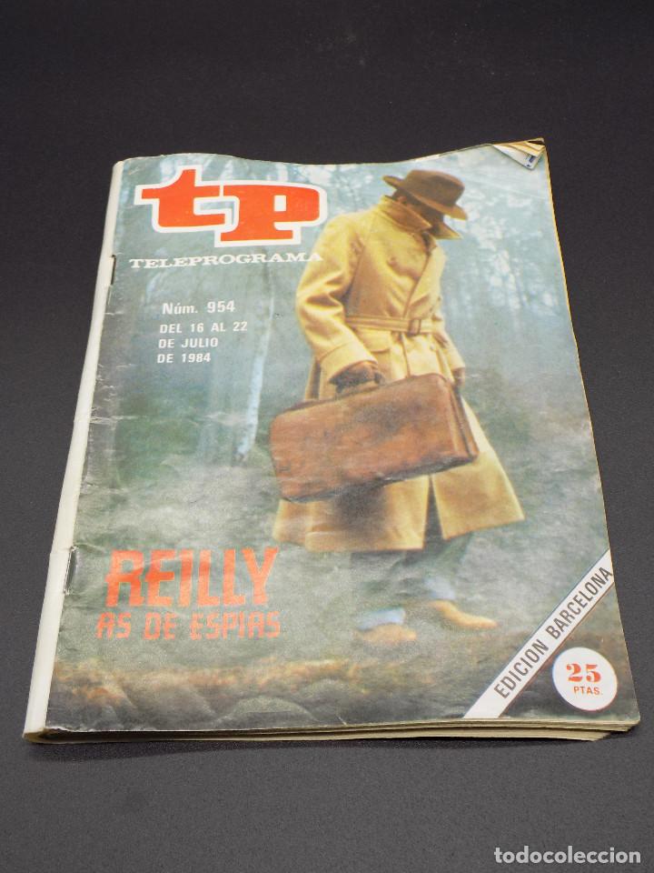Coleccionismo de revista Teleprograma: REVISTA TP TELEPROGRAMA N&ordm; 954 REILLY AS DE ESPIAS - Foto 1
