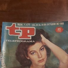 Colecionismo da Revista Teleprograma: REVISTA TP TELEPROGRAMA 1177. AVA GARDNER. ISABEL PANTOJA. IMANOL ARIAS.. Lote 280129103
