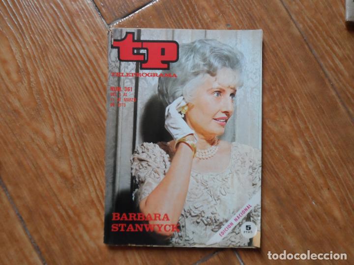 Coleccionismo de revista Teleprograma: TP TELEPROGRAMA N&ordm; 361 BARBARA STANWYCK MARZO 1973 - Foto 1