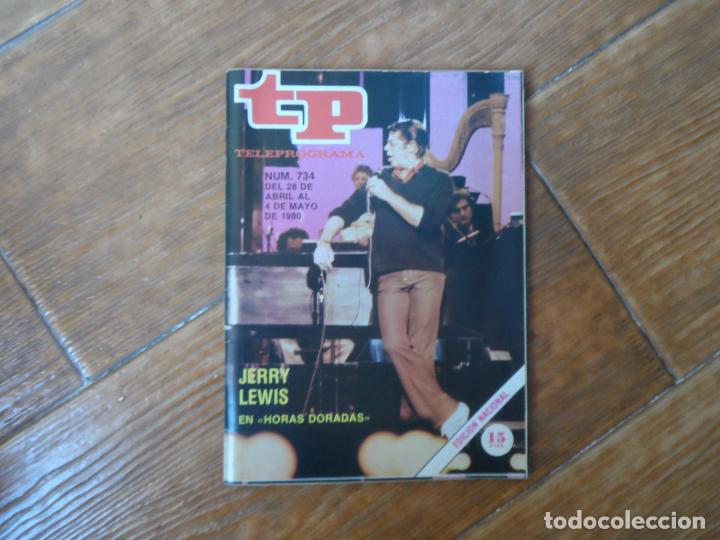 Coleccionismo de revista Teleprograma: TP TELEPROGRAMA N&ordm; 734 JERRY LEWIS ABRIL 1980 - Foto 1