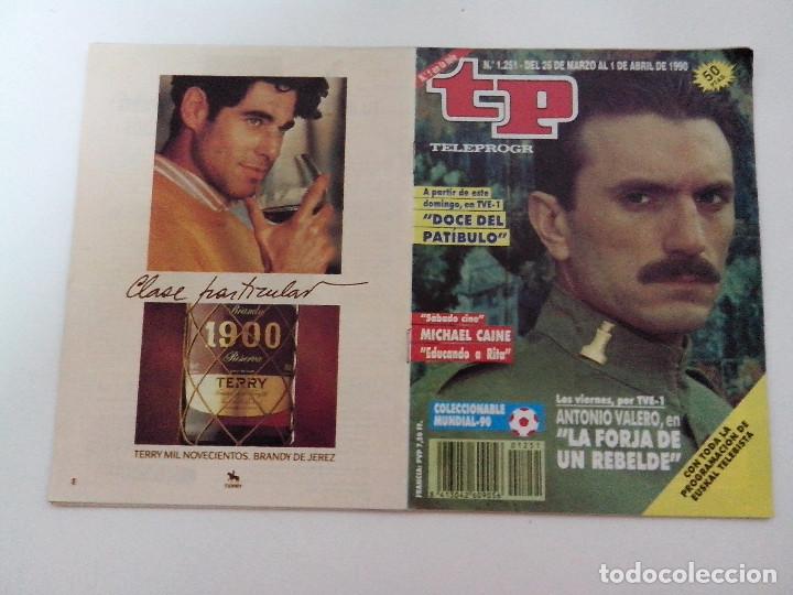 Coleccionismo de revista Teleprograma: REVISTA TP TELEPROGRAMA A&Ntilde;O 1990 N&ordm; 1251 MICHAEL CAIN &rdquo;EDUCANDO A RITA&rdquo; - Foto 3