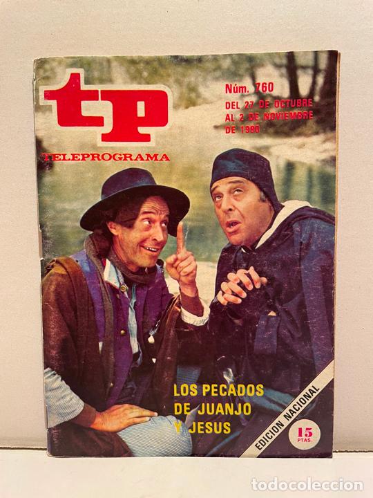 Coleccionismo de revista Teleprograma: TP TELEPROGRAMA 760 A&Ntilde;O 1980 - Foto 1