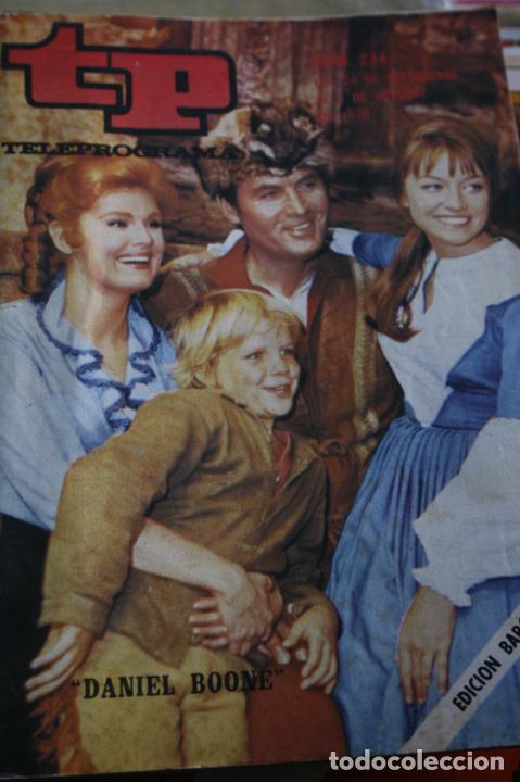 Coleccionismo de revista Teleprograma: REVISTA TELEPROGRAMA N&ordm; 234 DANIEL BOONE 1970 - Foto 1