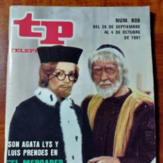 Coleccionismo de Revista Teleprograma: REVISTA TP TELEPROGRAMA AÑO 1981 Nº 808 EL MERCADER DE VENECIA. Lote 339949423