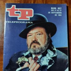 Coleccionismo de Revista Teleprograma: REVISTA TP TELEPROGRAMA Nº 807 EL REGRESO DE WILLIAM CONRAD. Lote 339949458