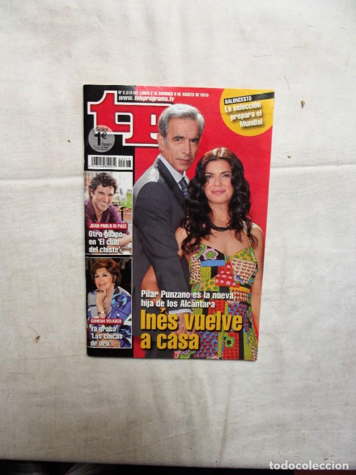 Coleccionismo de revista Teleprograma: REVISTA TP TELEPROGRAMA N&ordm; 2.313 AGOSTO 2010 - Foto 1