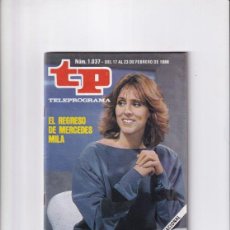 Coleccionismo de Revista Teleprograma: REVISTA TP TELEPROGRAMA Nº 1037 AÑO 1988. REGRESO DE MERCEDES MILA.. Lote 362802840