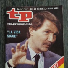 Coleccionismo de Revista Teleprograma: REVISTA TP 1147 1988 JOAQUÍN AROZAMENA,, PREMIOS TP 1987. Lote 379199124