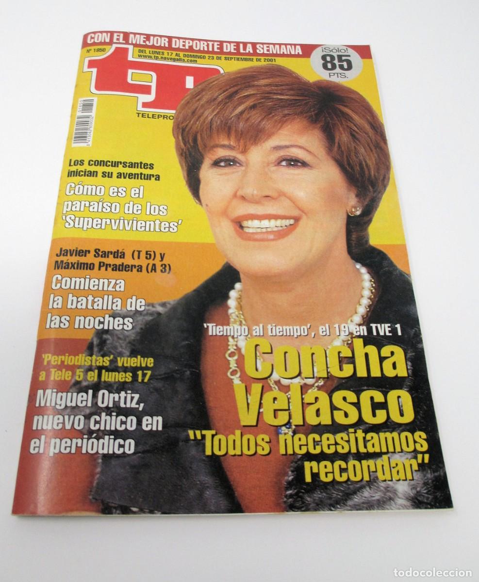 Coleccionismo de revista Teleprograma: Revista TP Teleprograma n&ordm; 1850 - Septiembre de 2001 - Foto 1