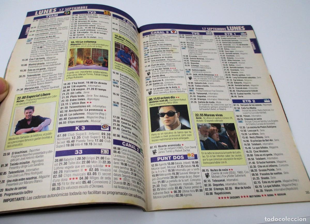Coleccionismo de revista Teleprograma: Revista TP Teleprograma n&ordm; 1850 - Septiembre de 2001 - Foto 3