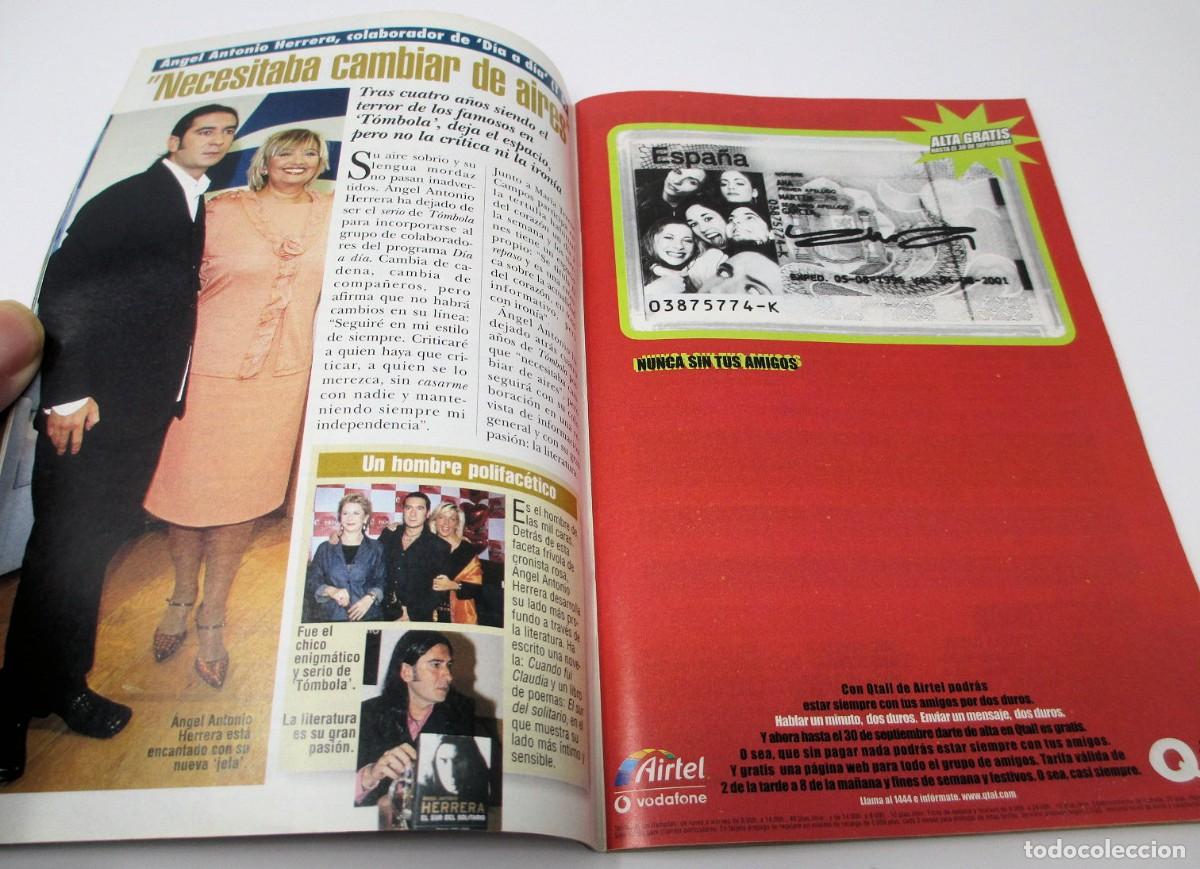 Coleccionismo de revista Teleprograma: Revista TP Teleprograma n&ordm; 1850 - Septiembre de 2001 - Foto 4