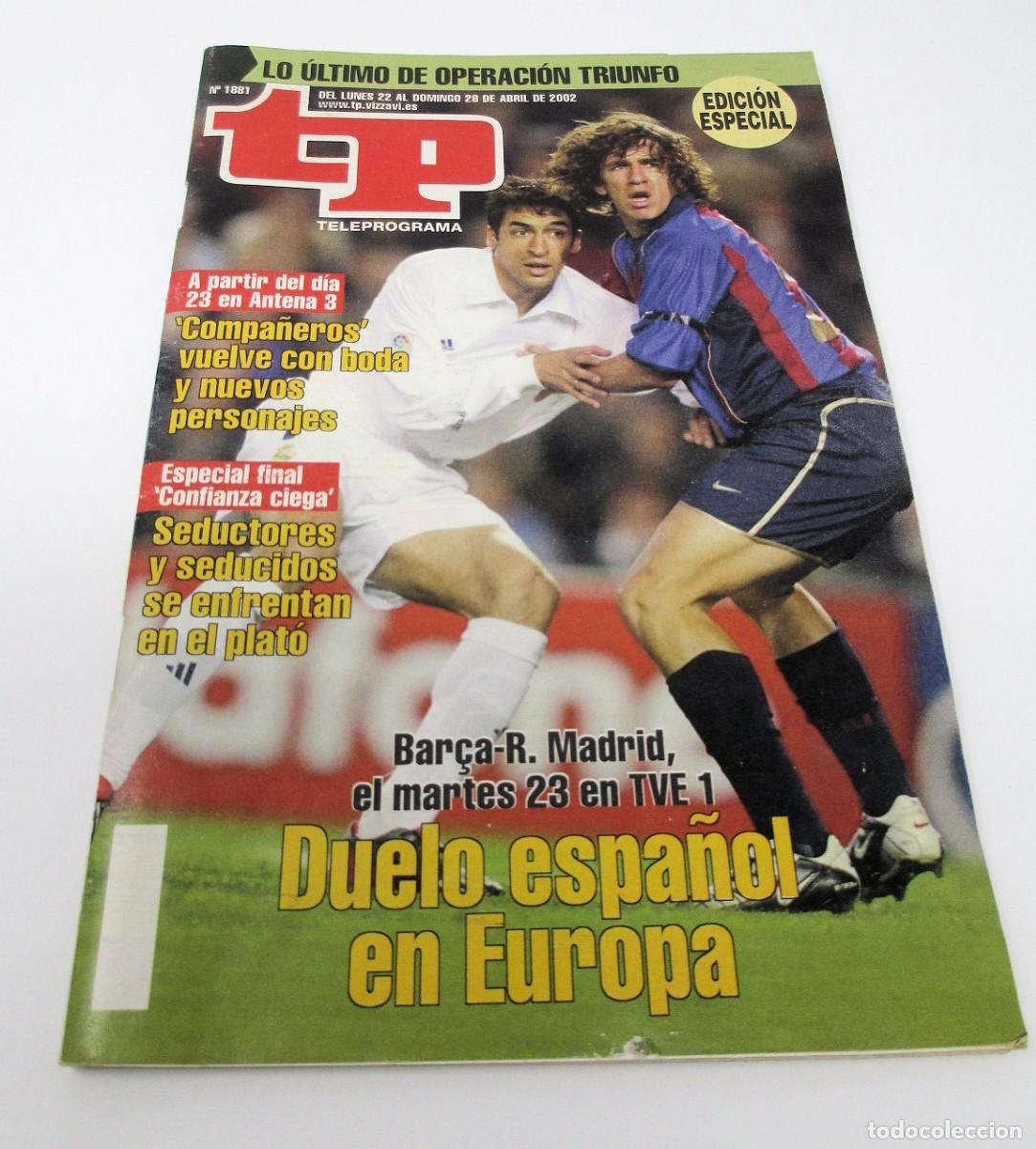 Coleccionismo de revista Teleprograma: Revista TP Teleprograma n &ordm; 1881 - Abril 2002 - Foto 1