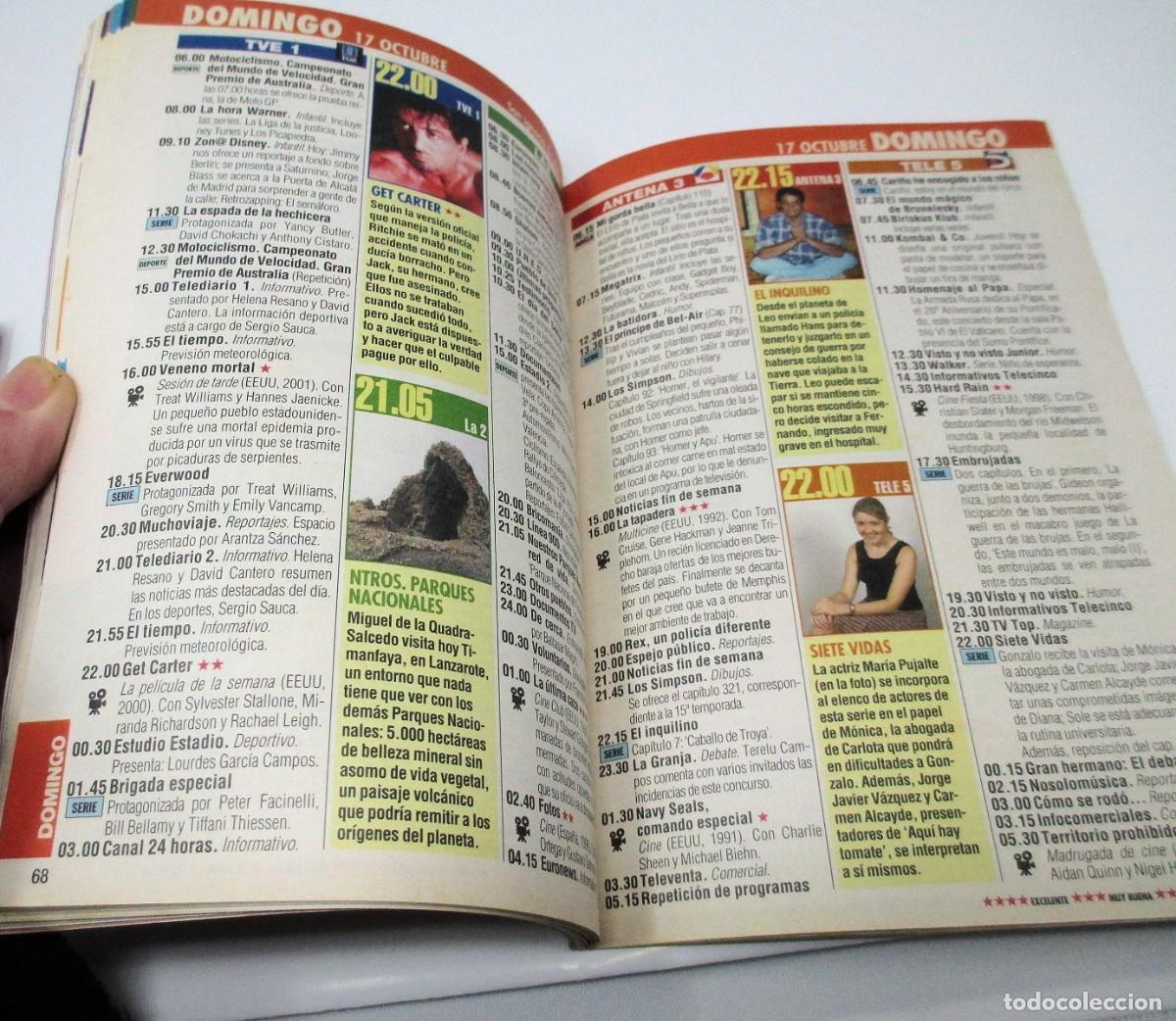 Coleccionismo de revista Teleprograma: Revista TP Teleprograma n&ordm; 2010 de Octubre de 2004 - Foto 6