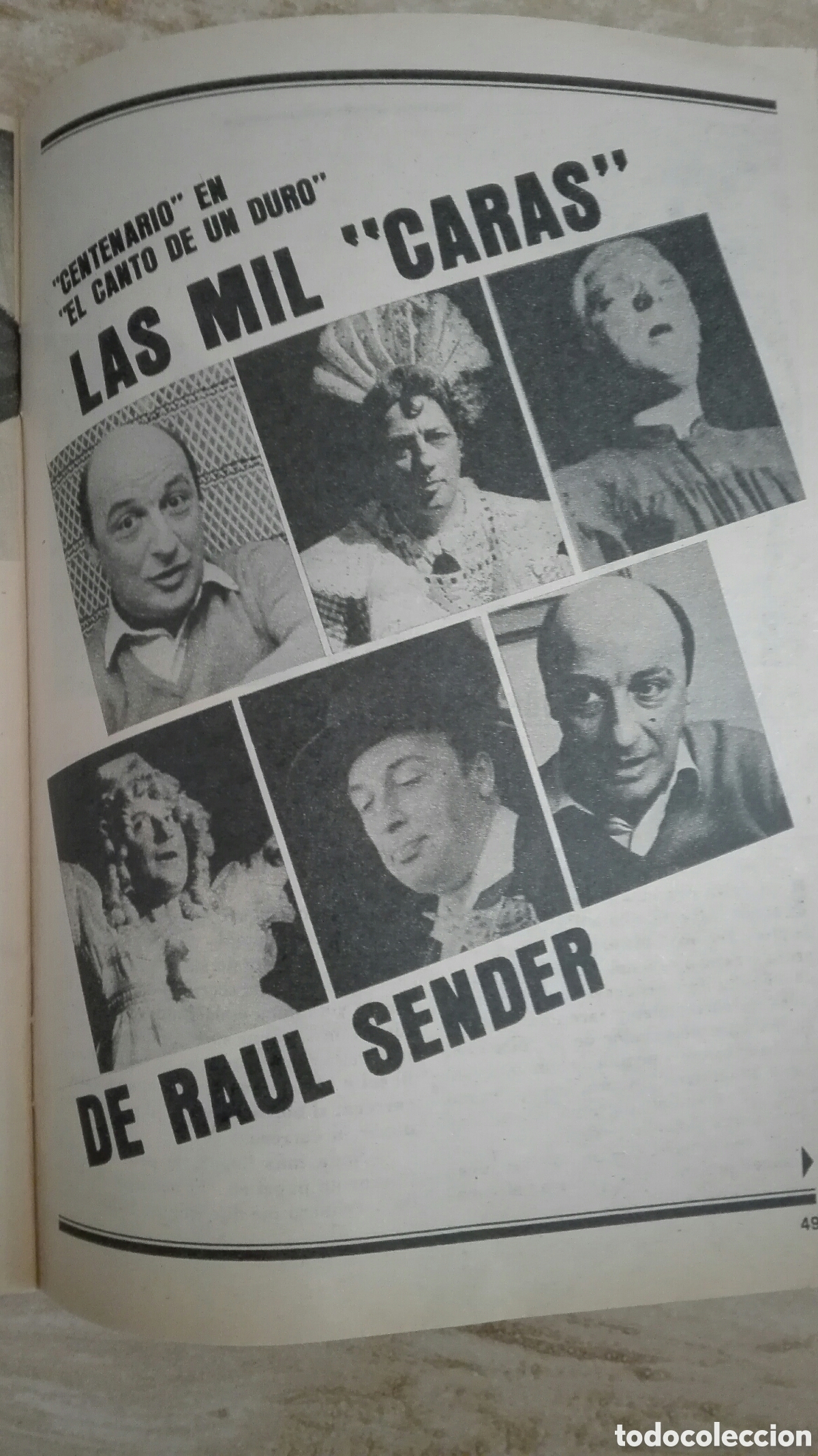 Coleccionismo de revista Teleprograma: tp Teleprograma n&deg; 780 Ra&uacute;l Sender - Foto 2
