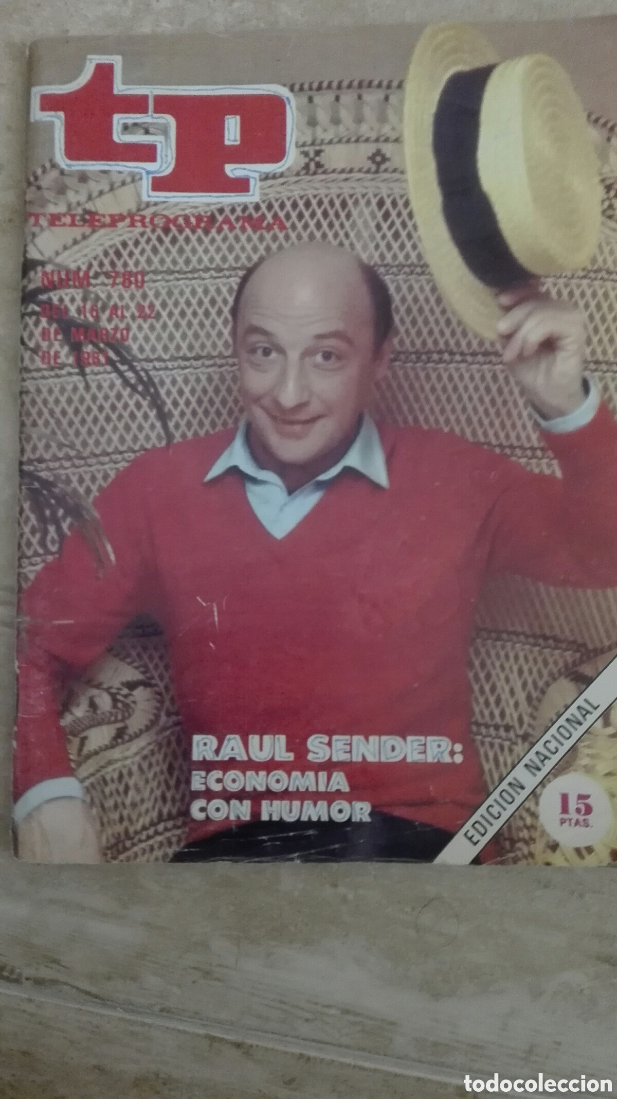 Coleccionismo de revista Teleprograma: tp Teleprograma n&deg; 780 Ra&uacute;l Sender - Foto 1