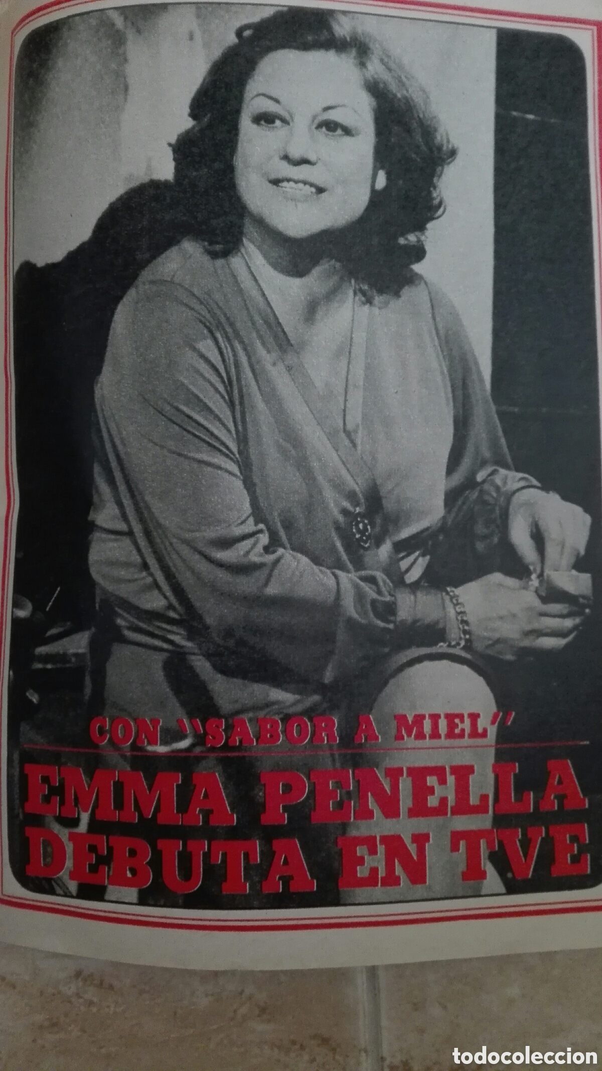 Coleccionismo de revista Teleprograma: tp Teleprograma n&deg; 817 Sabor a miel con Emma Penella - Foto 2