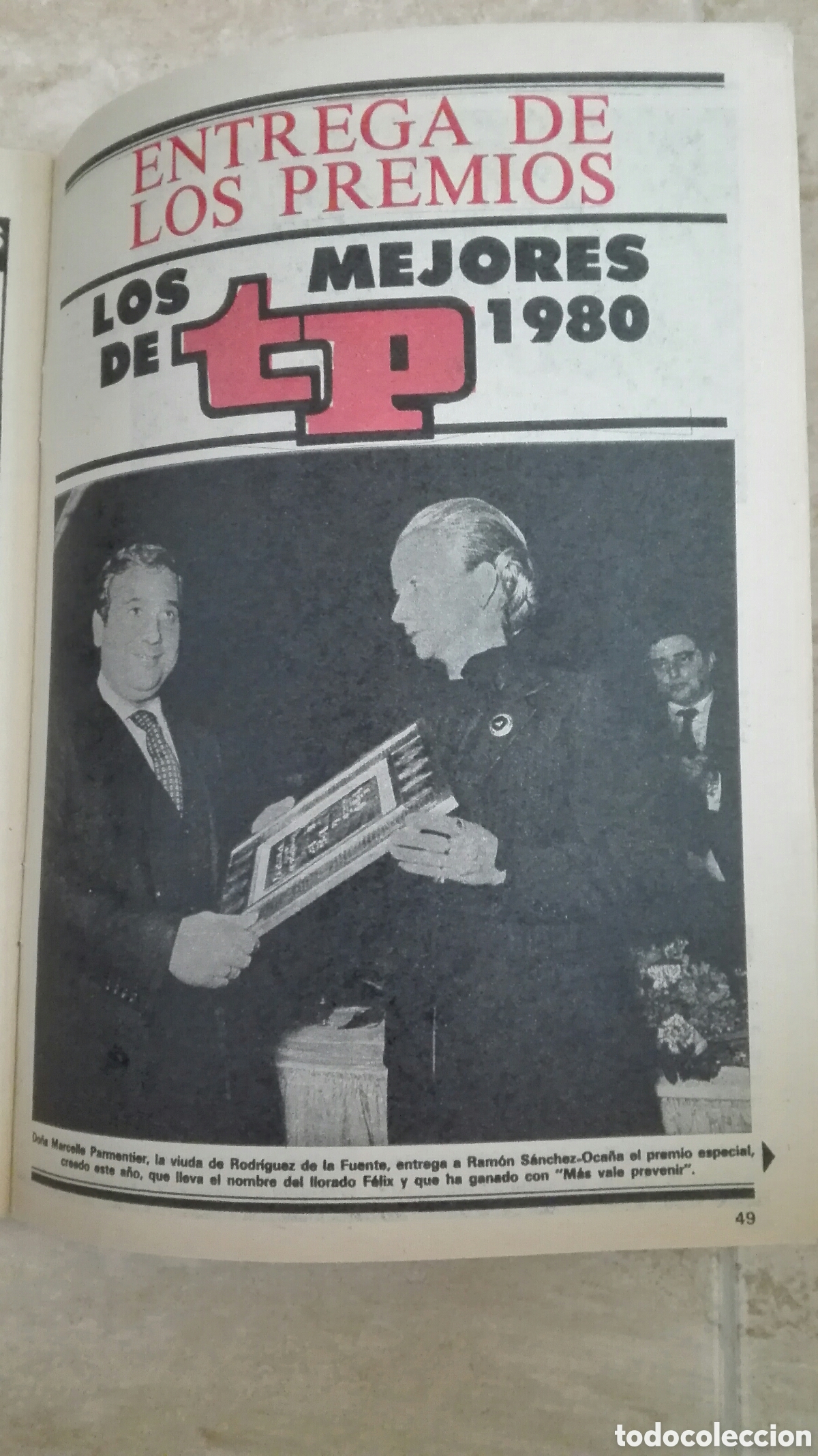 Coleccionismo de revista Teleprograma: tp Teleprograma n&deg; 782 Entrega de premios TP 1980 - Foto 2