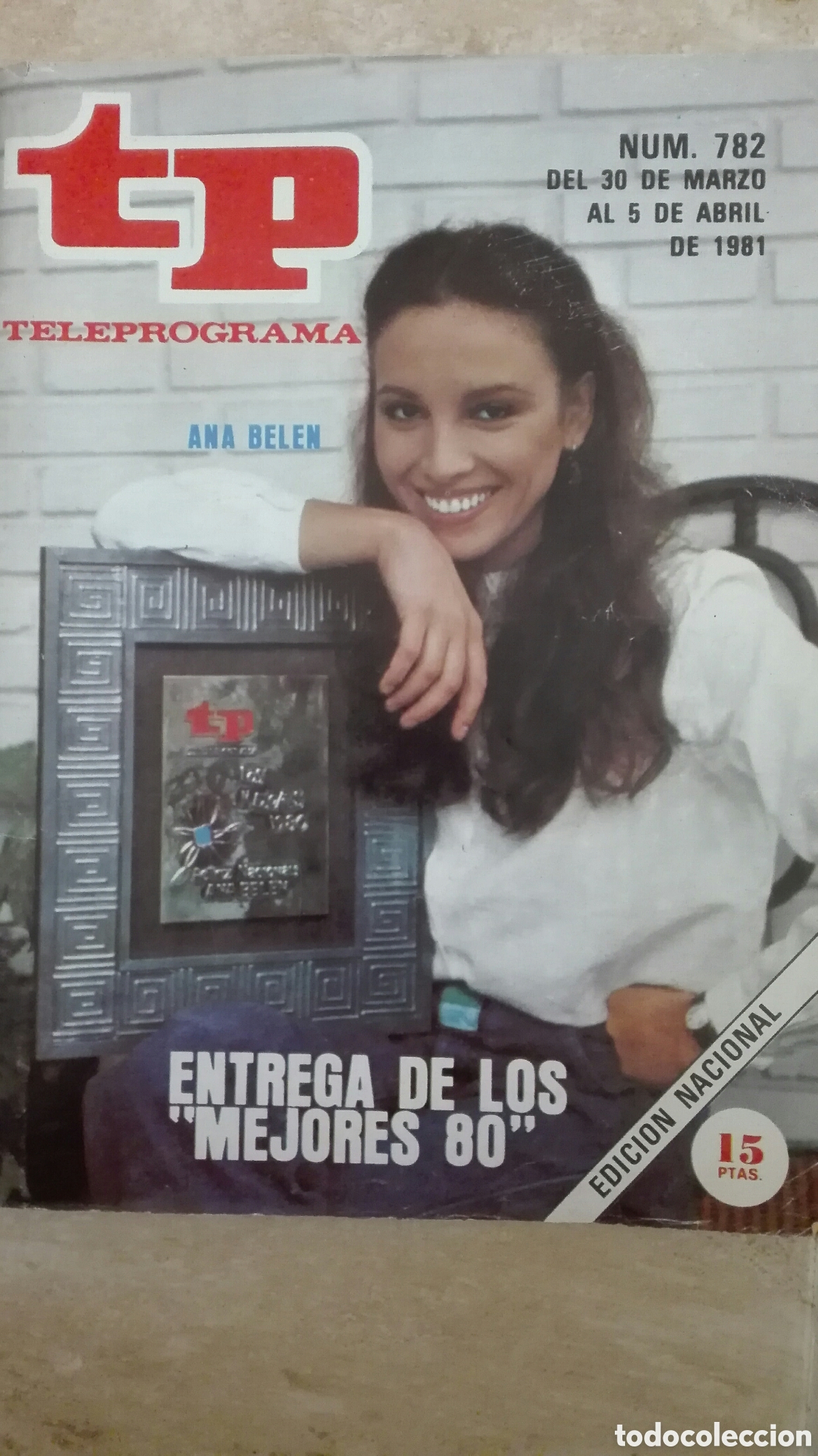 Coleccionismo de revista Teleprograma: tp Teleprograma n&deg; 782 Entrega de premios TP 1980 - Foto 1
