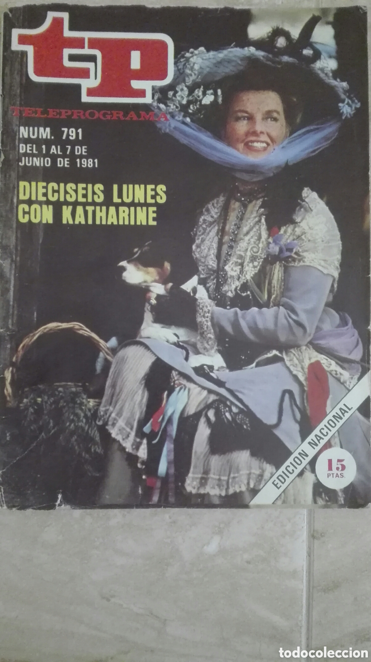 Coleccionismo de revista Teleprograma: tp Teleprograma n&deg; 791 Katharine Hepburn - Foto 1