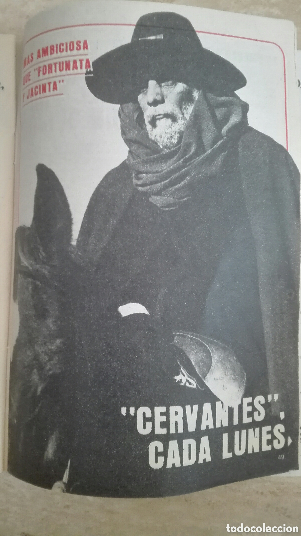 Coleccionismo de revista Teleprograma: tp Teleprograma n&deg;785 CERVANTES con Juli&aacute;n Mateos - Foto 2