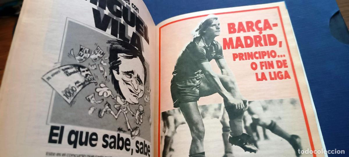 Coleccionismo de revista Teleprograma: TELEPROGRAMA TP NUM 1022. BAR&Ccedil;A R.MADRID .1985. BUEN ESTADO. - Foto 2