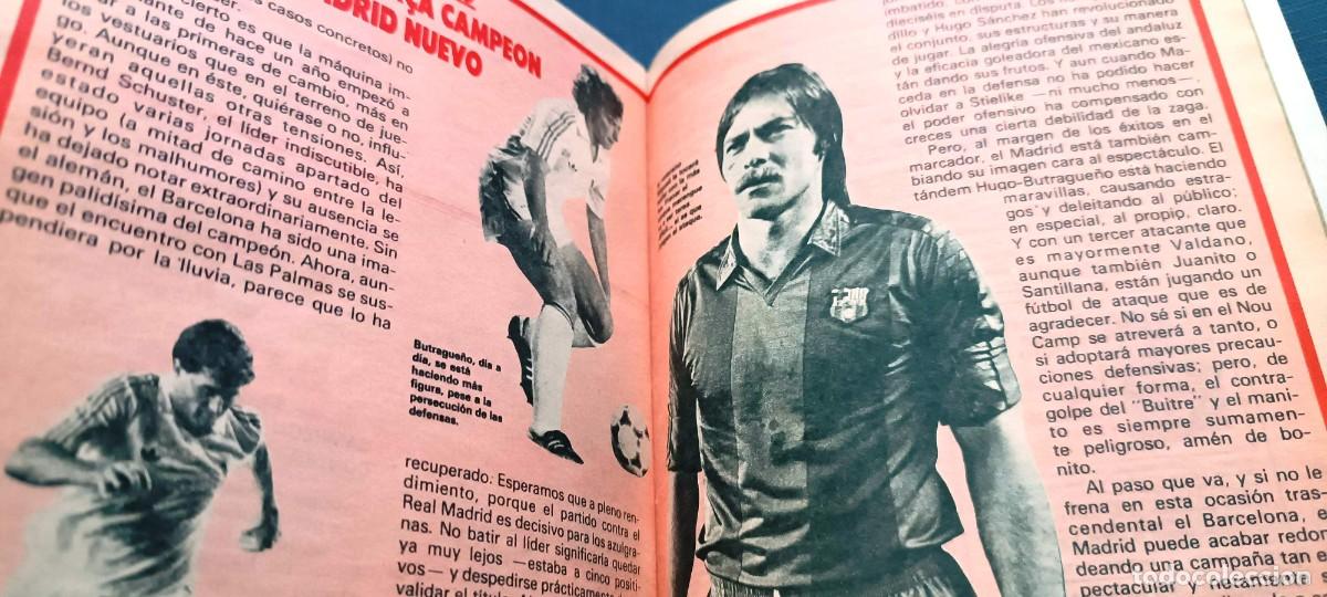 Coleccionismo de revista Teleprograma: TELEPROGRAMA TP NUM 1022. BAR&Ccedil;A R.MADRID .1985. BUEN ESTADO. - Foto 4