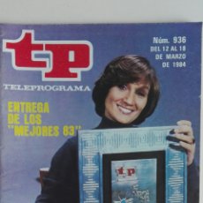 Coleccionismo de Revista Teleprograma: TELEPROGRAMA N° 936 PREMIOS LOS MEJORES 83 - MARZO 1984 - TP