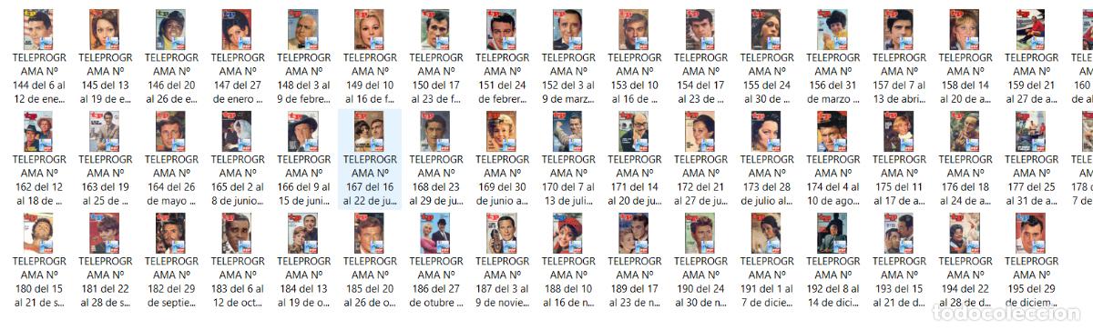 Coleccionismo de revista Teleprograma: TELEPROGRAMA A&Ntilde;O 1969 COMPLETO (LOTE DE 52 NUMEROS) - Foto 2