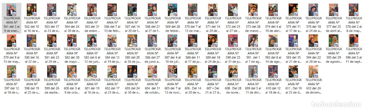 Coleccionismo de revista Teleprograma: TELEPROGRAMA A&Ntilde;O 1977 COMPLETO (LOTE DE 52 NUMEROS) - Foto 2