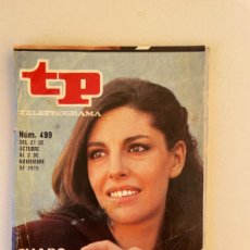 Coleccionismo de Revista Teleprograma: TP TELEPROGRAMA Nº 499 OCTUBRE NOVIEMBRE 1975 CHARO LÓPEZ