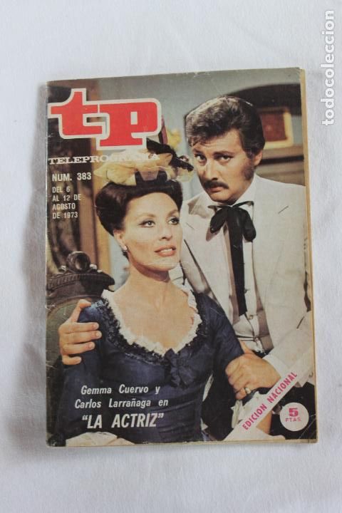 Coleccionismo de revista Teleprograma: TELEPROGRAMA N&ordm; 383 1973 GEMMA CUERVO Y CARLOS LARRA&Ntilde;AGA - Foto 1