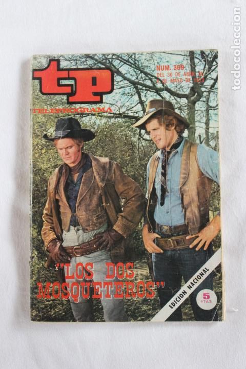 Coleccionismo de revista Teleprograma: TELEPROGRAMA N&ordm; 369 1973 LOS DOS MOSQUETEROS - Foto 1