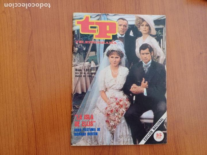 Coleccionismo de revista Teleprograma: TP TELEPROGRAMA N&ordm; 1033 LA ISLA DE ELLIS PETER RIEGERT 1986 - Foto 1