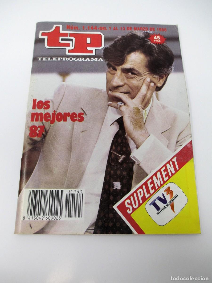 Coleccionismo de revista Teleprograma: Teleprograma TP n&ordm; 1144 de Marzo de 1988 - Los mejores TP del 87 - Foto 1