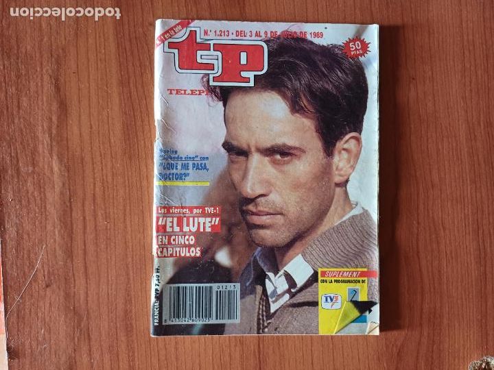 Coleccionismo de revista Teleprograma: TP TELEPROGRAMA N&ordm; 1213 IMANOL ARIAS EL LUTE 1989 - Foto 1