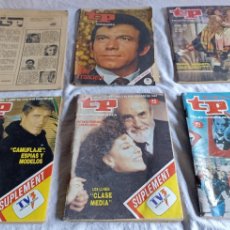 Coleccionismo de Revista Teleprograma: LOTE 6 REVISTAS TP DE LOS AÑOS 1970, 1971,1975 Y 1987