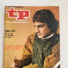 Coleccionismo de Revista Teleprograma: TP TELEPROGRAMA Nº 523 ABRIL 1976 LEONARDO DA VINCI