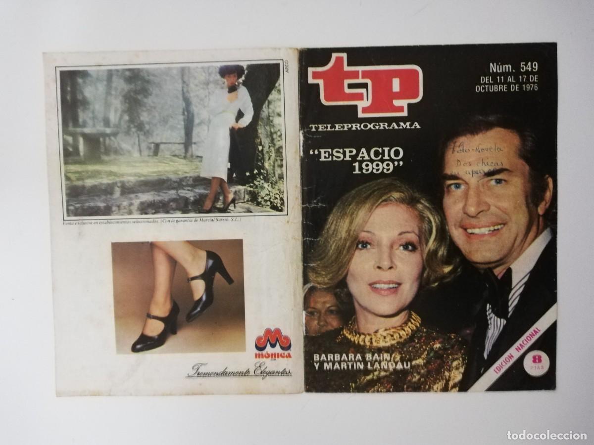 Coleccionismo de revista Teleprograma: PORTADA DE LA REVISTA TELE PROGRAMA TP N&ordm; 549 - Foto 1
