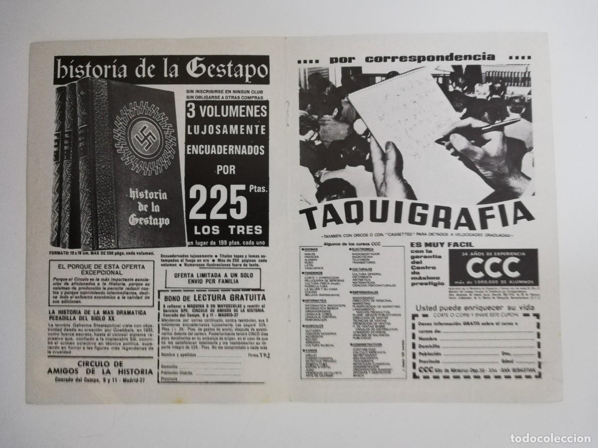 Coleccionismo de revista Teleprograma: PORTADA DE LA REVISTA TELE PROGRAMA TP N&ordm; 438 - Foto 2