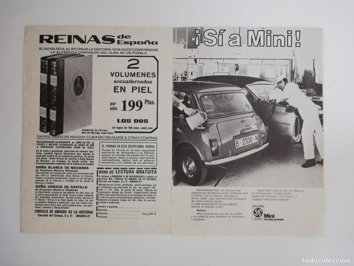 Coleccionismo de revista Teleprograma: PORTADA DE LA REVISTA TELE PROGRAMA TP N&ordm; 435 - Foto 2