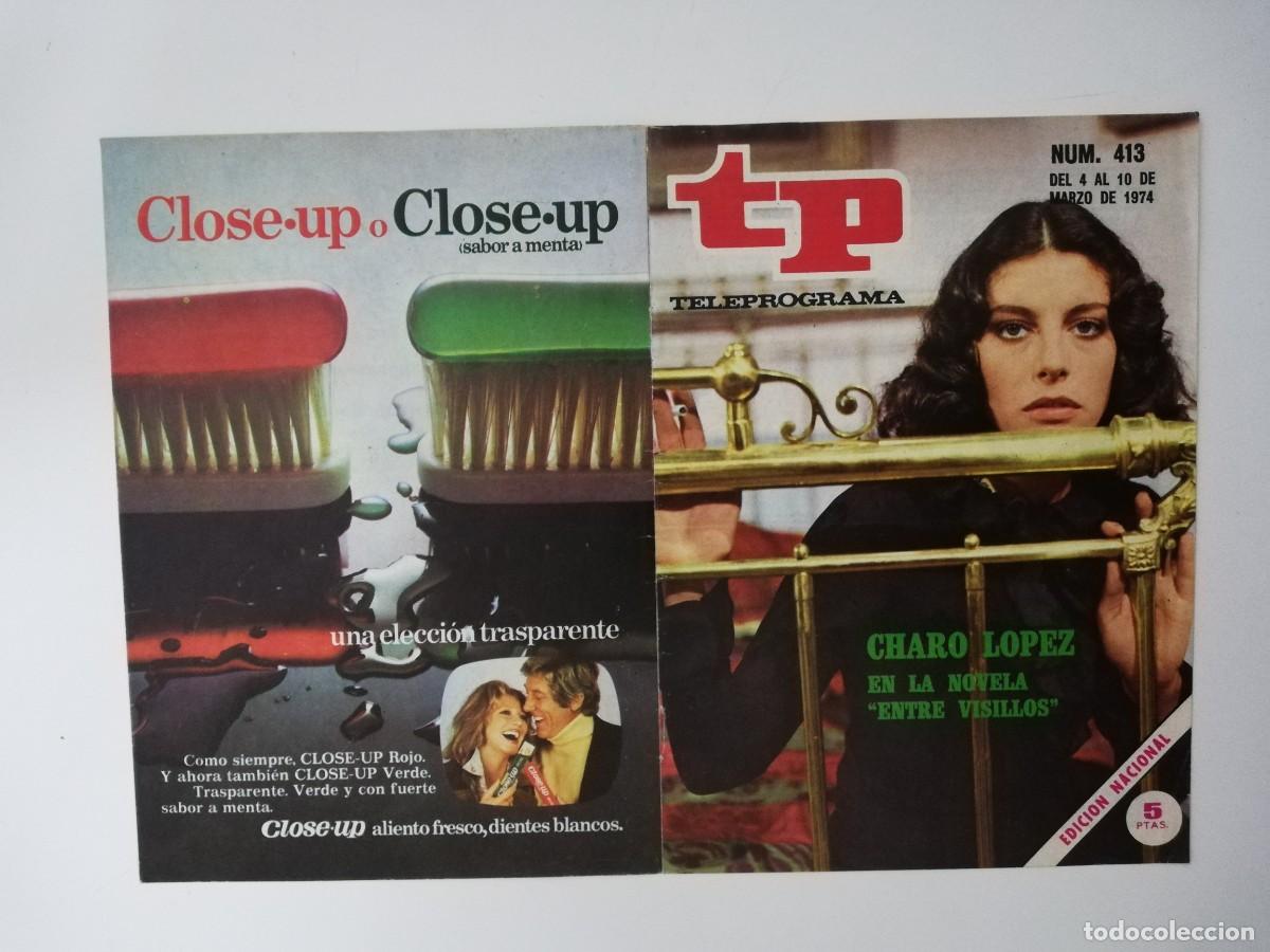 Coleccionismo de revista Teleprograma: PORTADA DE LA REVISTA TELE PROGRAMA TP N&ordm; 413 - Foto 1