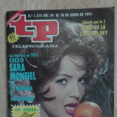 Coleccionismo de Revista Teleprograma: REVISTA TP TELEPROGRAMA N°1316 CICLO SARA MONTIEL