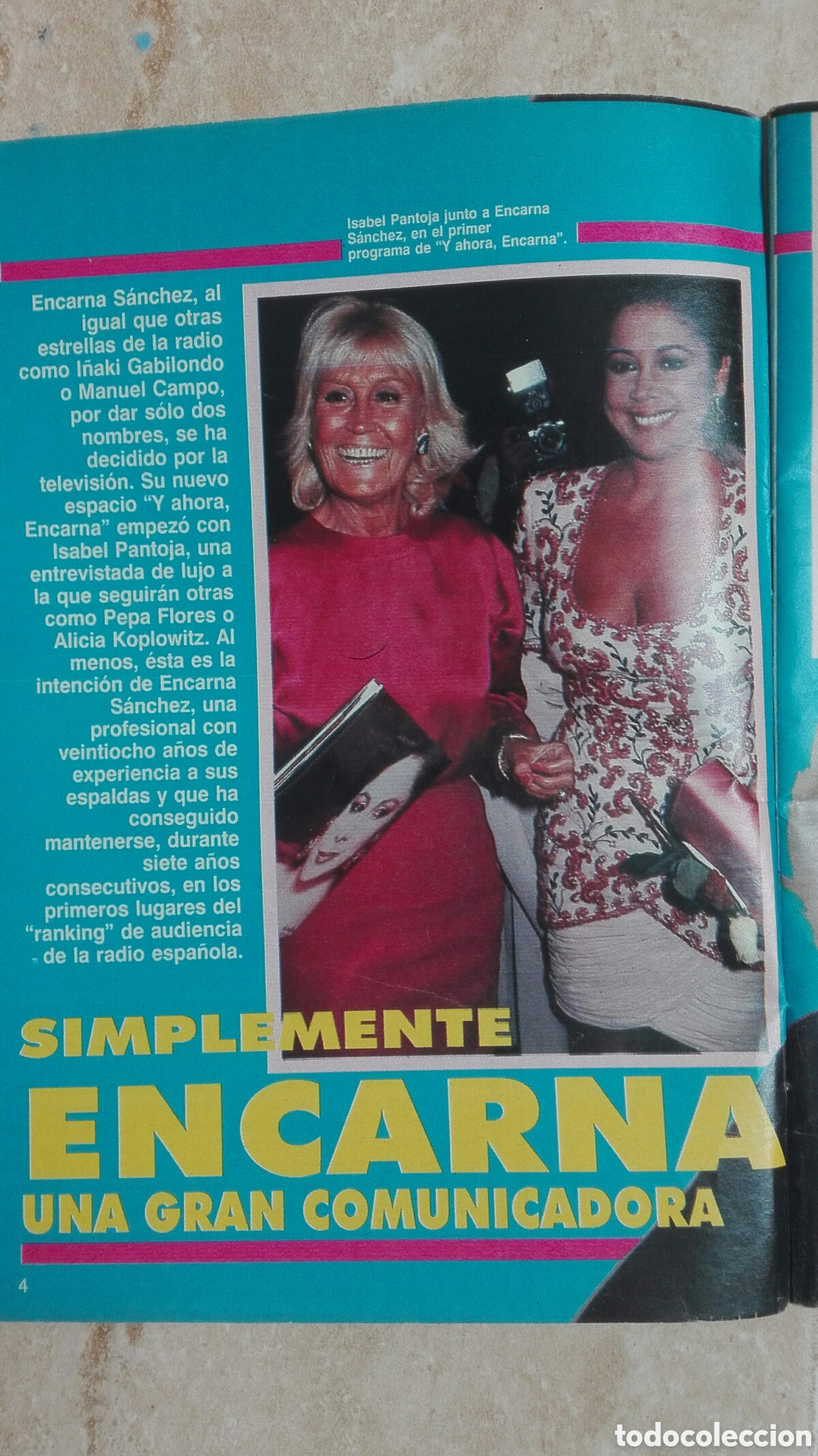 Coleccionismo de revista Teleprograma: Revista TP Teleprograma n&deg; 1288 Encarna S&aacute;nchez - Foto 2