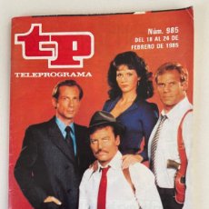 Coleccionismo de Revista Teleprograma: TP TELEPROGRAMA Nº 985 FEBRERO 1985 MIKE HAMMER
