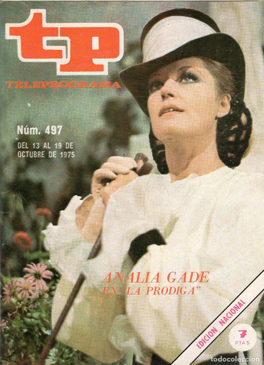 Coleccionismo de revista Teleprograma: TELEPROGRAMA N&ordm; 497 (del 13 al 19 de octubre 1975) - Foto 1