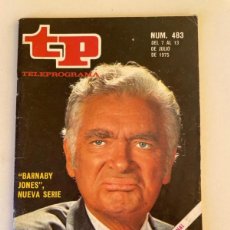 Coleccionismo de Revista Teleprograma: TP TELEPROGRAMA Nº 483 BARNABY JONES
