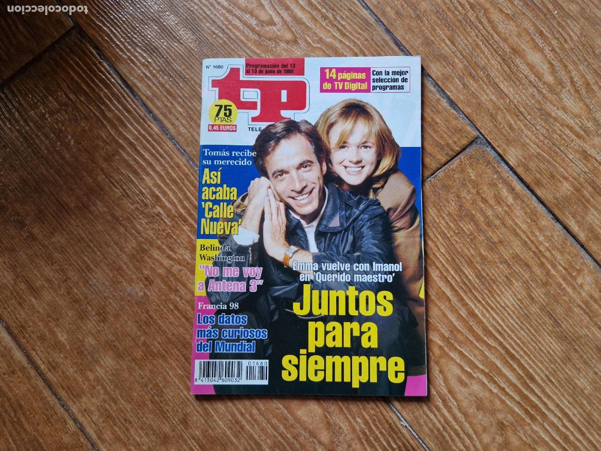 Coleccionismo de revista Teleprograma: TP TELEPROGRAMA N&ordm; 1680 IMANOL ARIAS EMMA SUAREZ A&Ntilde;O 1998. - Foto 1