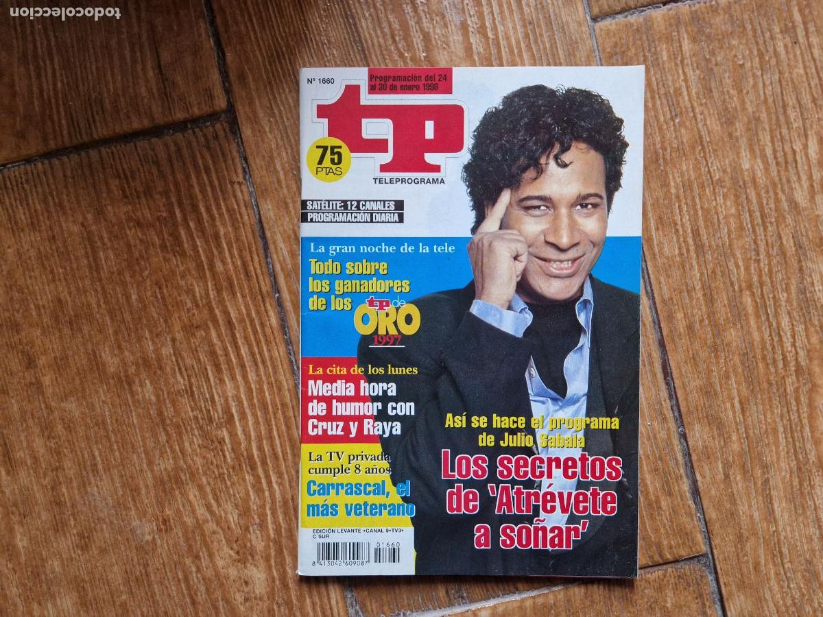 Coleccionismo de revista Teleprograma: TP TELEPROGRAMA N&ordm; 1660 JULIO SABALA A&Ntilde;O 1998. - Foto 1