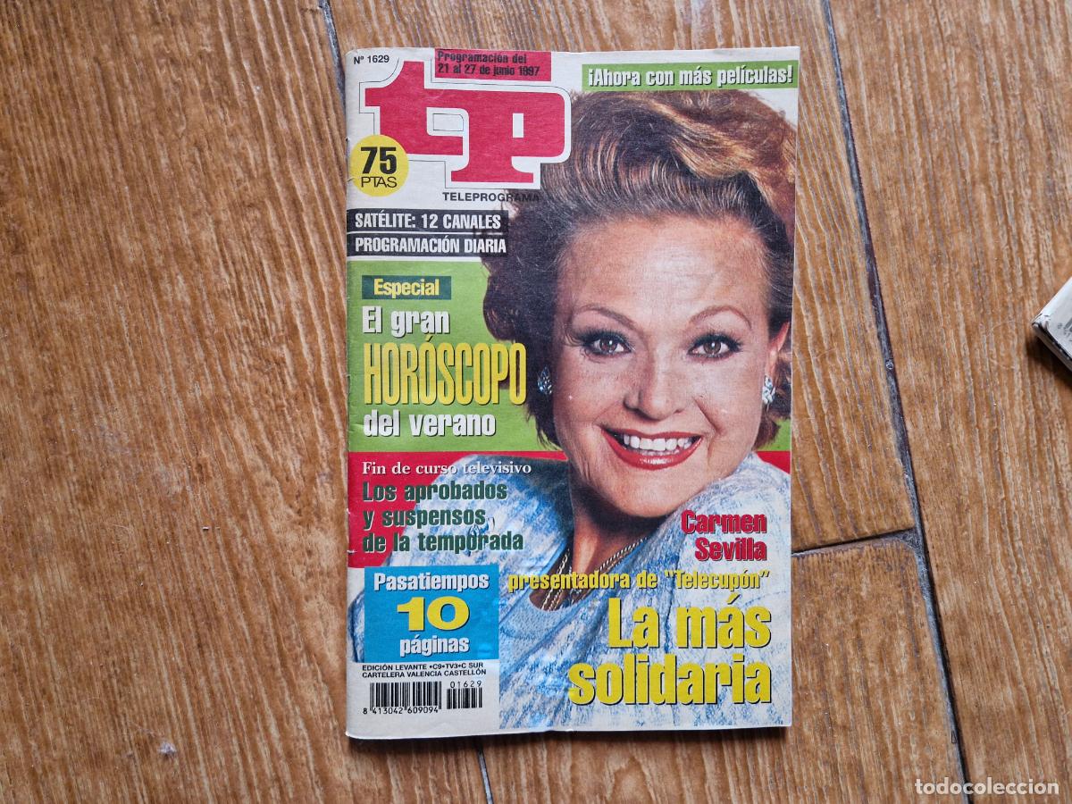 Coleccionismo de revista Teleprograma: TP TELEPROGRAMA N&ordm; 1629 CARMEN SEVILLA A&Ntilde;O 1997 - Foto 1