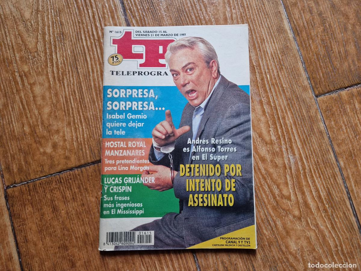 Coleccionismo de revista Teleprograma: TP TELEPROGRAMA N&ordm; 1615 ANDRES RESINO EL SUPER 1997 - Foto 1